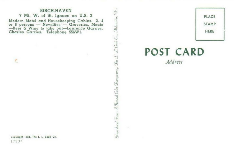 Birch Haven Motel - Vintage Postcard (newer photo)